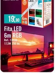 Oferta de Fita Led 6m Rgb por 19,9€ em E.Leclerc