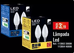 Oferta de Lampada Led por 3,19€ em E.Leclerc