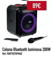 Oferta de Coluna Bluetooth Luminosa 200w por 89€ em E.Leclerc