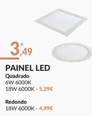 Oferta de Painel Led por 3,49€ em E.Leclerc