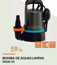 Oferta de Bomba De Águas Limpas por 59,9€ em E.Leclerc