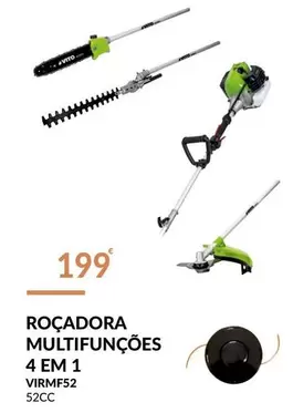 Oferta de Vito - Roçadora Multifunções 4 Em 1 Virmf52 por 199€ em E.Leclerc