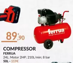 Oferta de Ferrua - Compressor por 89,9€ em E.Leclerc