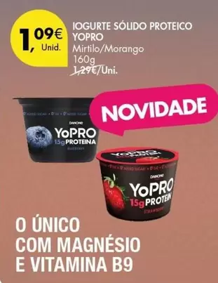 Oferta de Yopro - Iogurte Sólido Proteico por 1,09€ em Pingo Doce