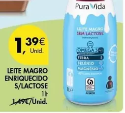 Oferta de Omega -  3 - Leite Magro Enriquecido S/lactose por 1,39€ em Pingo Doce