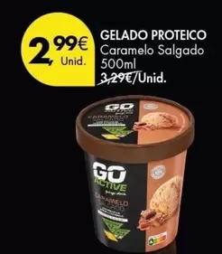 Oferta de Go For Fit - Gelado Proteico por 2,99€ em Pingo Doce