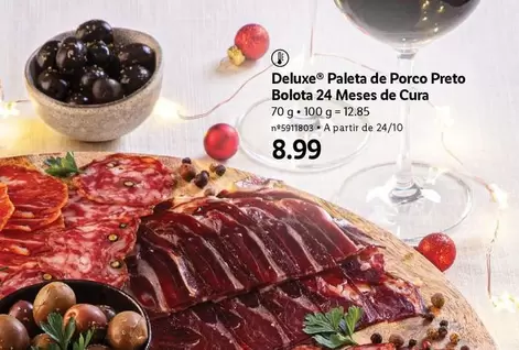 Oferta de A+ - Deluxe Paleta De Porco Preto Bolota 24 Meses De Cura por 8,99€ em Lidl