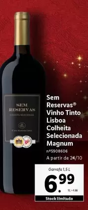 Oferta de Lisboa - Vinho Tinto por 6,99€ em Lidl