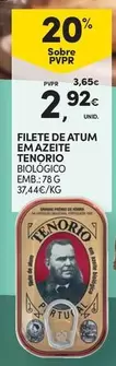 Oferta de Tenorio - Filete De Atum Emazeite por 2,92€ em Continente