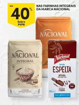 Oferta de Nacional - Nas Farinhas Integraisem Continente