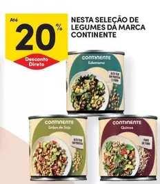 Oferta de Continente - Selecao De Legumes Da Marcaem Continente