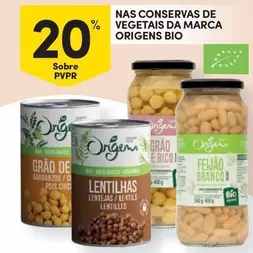 Oferta de Origens Bio - Nas Conservas De Vegetais Da Marcaem Continente