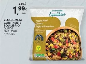 Oferta de Continente - Veggie Meal por 1,99€ em Continente