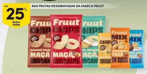 Oferta de Fruut - Nas Frutas DesIDratadasem Continente