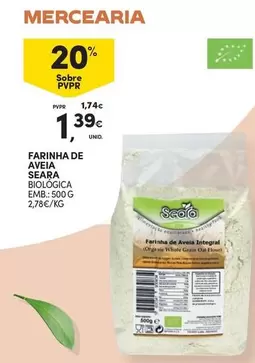 Oferta de Seara - Farinha De Avella por 1,39€ em Continente