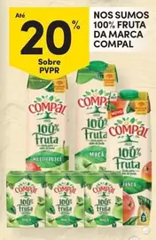 Oferta de Compal - Nas Sumos 100% Frutaem Continente