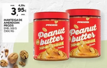 Oferta de Prozis - Manteiga De Amendoim por 3,95€ em Continente