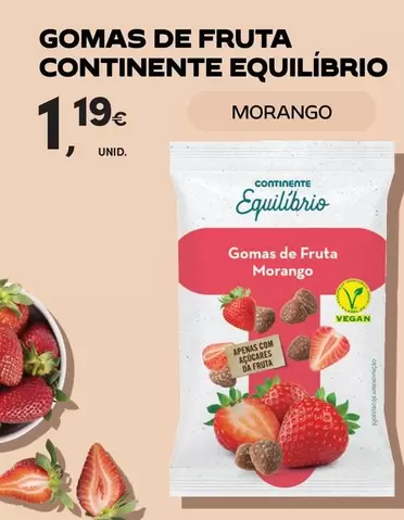 Oferta de Continente - Gomas De Fruta por 1,19€ em Continente