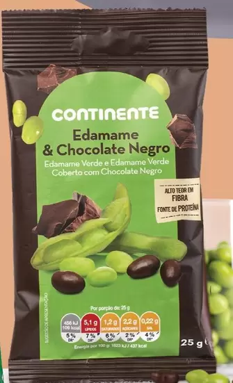 Oferta de Continente - Edamame Chocolate Negro 25gem Continente