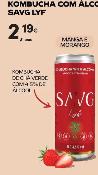 Oferta de .Com - Kombucha De Chá Verde Com 4.5% De Álcool por 2,19€ em Continente