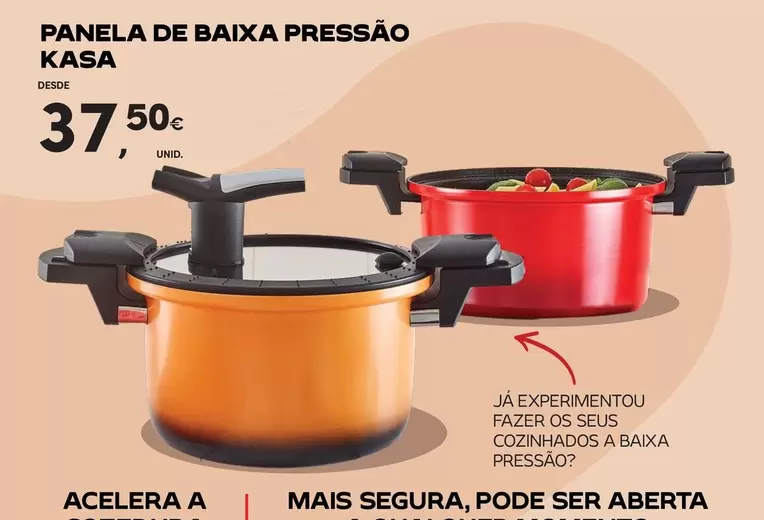 Oferta de A+ - Panela De Baixa Pressão por 37,5€ em Continente