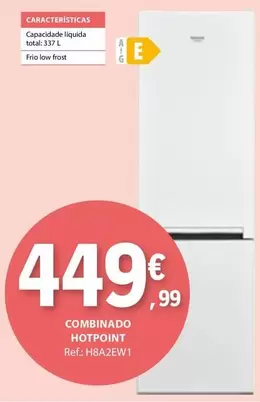 Oferta de Hotpoint - Combinado por 449,99€ em E.Leclerc