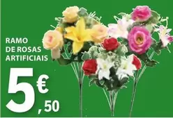 Oferta de Ramo De Rosas Artificiais por 5,5€ em E.Leclerc