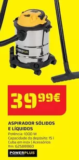 Oferta de Aspirador Sólidos E Liquidos por 39,99€ em Bricomarché