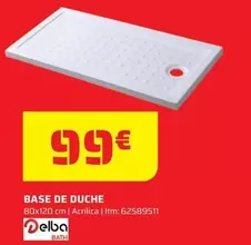 Oferta de Delba - Base De Duche por 99€ em Bricomarché