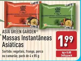 Oferta de Asia Green Garden - Massas Instantaneas Asiaticas por 1,99€ em Aldi