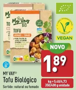 Oferta de My Vay - Tofu Biologico por 1,89€ em Aldi