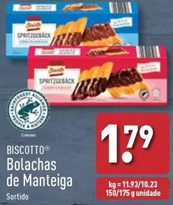 Oferta de Biscotto - Bolachas De Manteiga por 1,79€ em Aldi