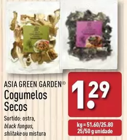 Oferta de Asia Green Garden - Cogumelos Secos por 1,29€ em Aldi