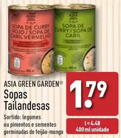 Oferta de Asia Green Garden - Sopas Tailandesas por 1,79€ em Aldi