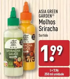 Oferta de Asia Green Garden - Molhos Sriracha por 1,99€ em Aldi