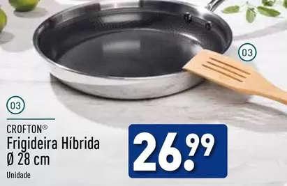 Oferta de Crofton - Frigideira Hibrida por 26,99€ em Aldi