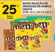 Oferta de M&M's - Numa Selecao De Drageias Da Marcaem Continente