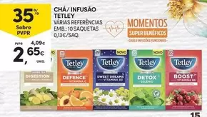 Oferta de Tetley - Cha/ Infusão por 2,65€ em Continente