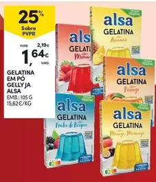 Oferta de Alsa - Gelatina Em Pó Gelly por 1,64€ em Continente