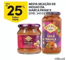 Oferta de Pataks - Selecao De Molho Da Marcaem Continente