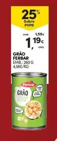 Oferta de Ferbar - Grão por 1,19€ em Continente