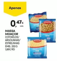 Oferta de Apenas - Massa Moacor por 0,47€ em Continente