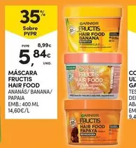 Oferta de Fructis - Mascara  Hair Food por 5,84€ em Continente