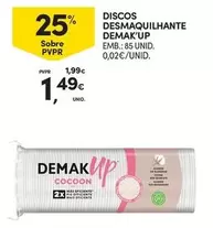 Oferta de Up - Demak' - Discos Desmaquillante por 1,49€ em Continente