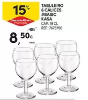 Oferta de Basic - Tabuleiro 6 Calices # por 8,5€ em Continente