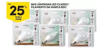 Oferta de Classic - Nas Lampadas Led Classic/Filamento Da Marcaem Continente