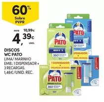 Oferta de Pato - Discos Wc por 4,39€ em Continente