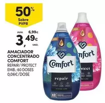 Oferta de Comfort - Amaciador Concentrado por 3,49€ em Continente