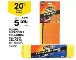 Oferta de Armor All - Toalha Microfibra Polimento/Secagem por 5,59€ em Continente