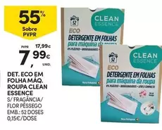 Oferta de Essence - Folha Maq. Roupa Clean Essence por 7,99€ em Continente